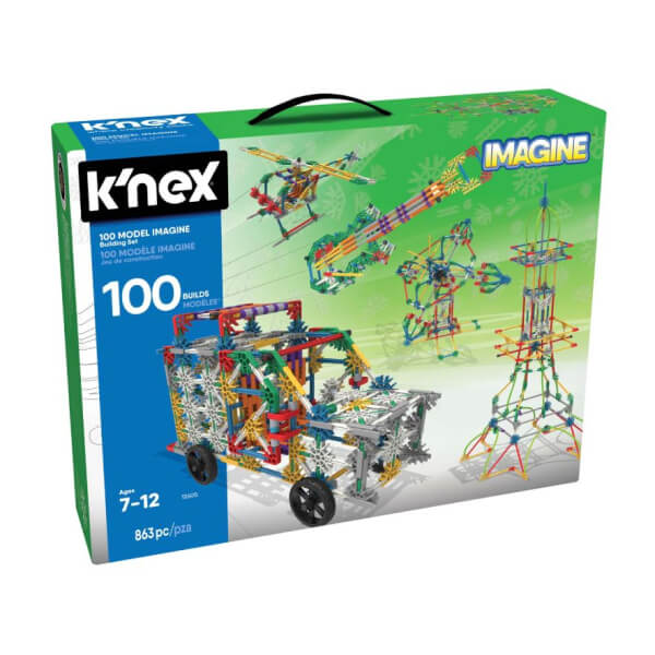 K’NEX 100 Model Building Set | Creative Construction Model for Ages 7-10